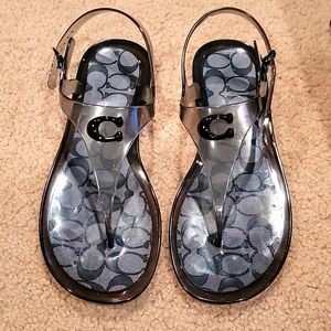Coach Natalee Jelly Sandals - size 9